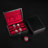 مشاهدة صندوق مع 8 فتحات لتخزين الساعات